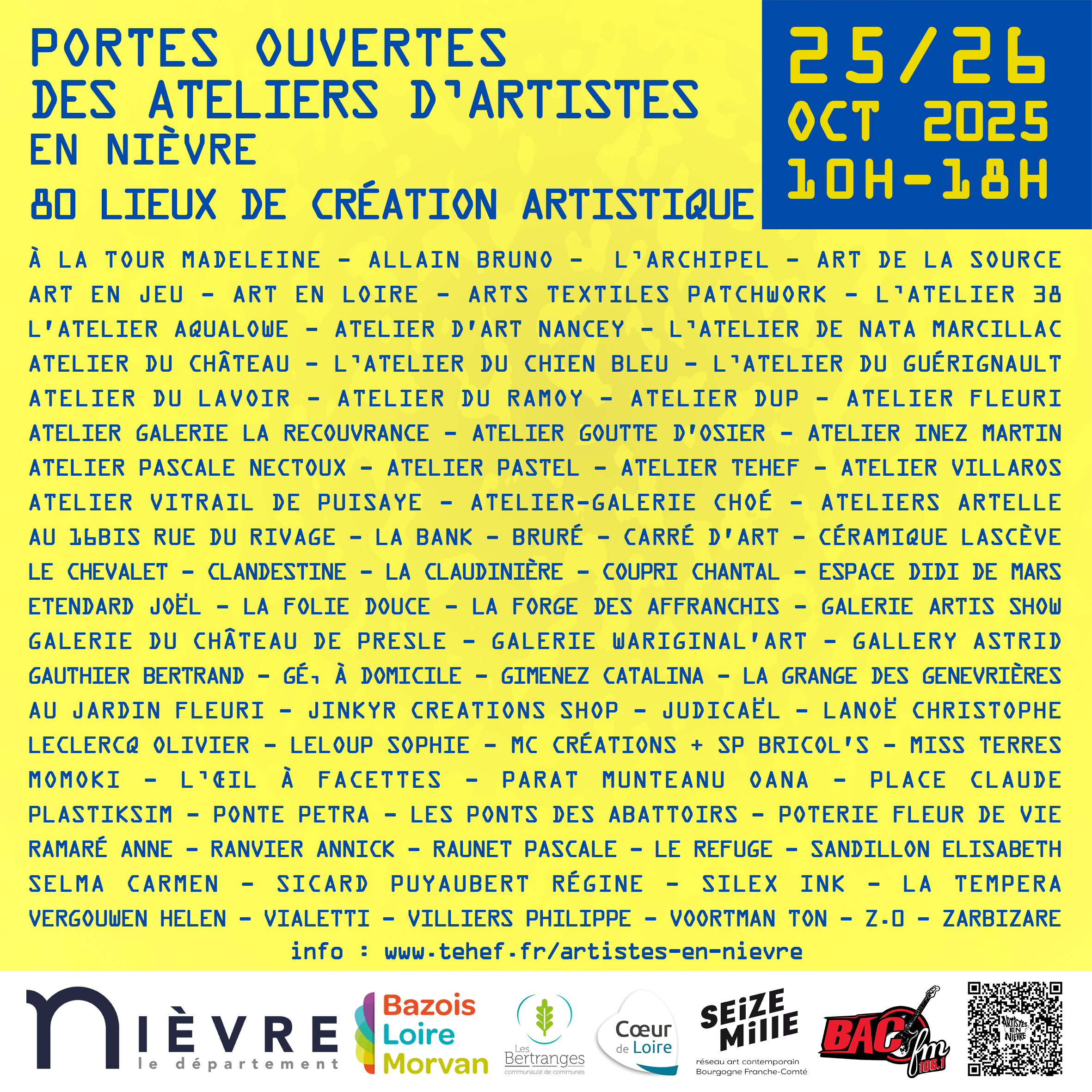 carré 2025 liste